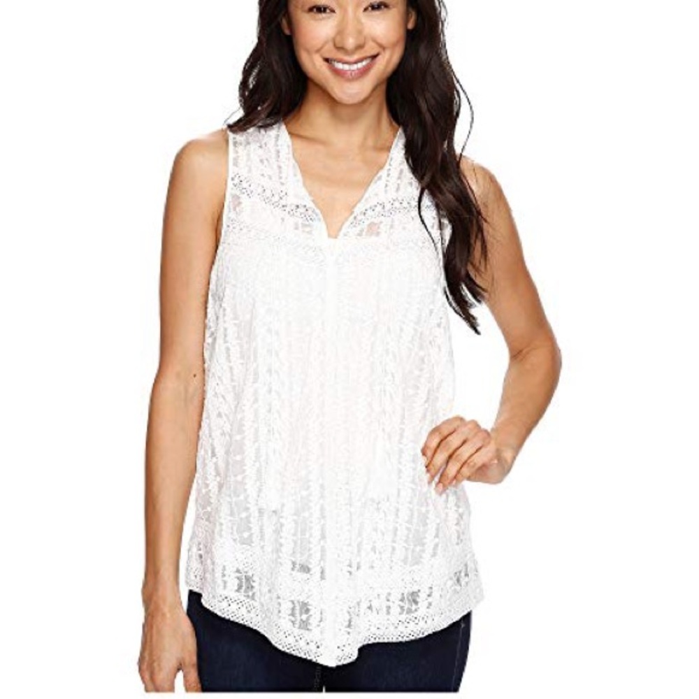 Karen Kane lace shirt